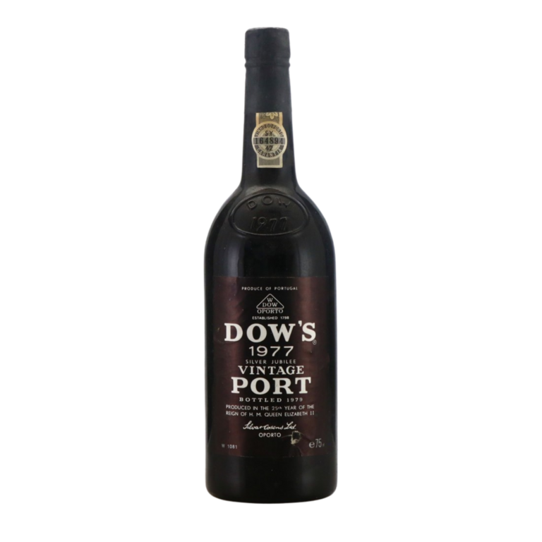 DOW'S | 1977 VINTAGE PORT SILVER JUBILEE LABEL