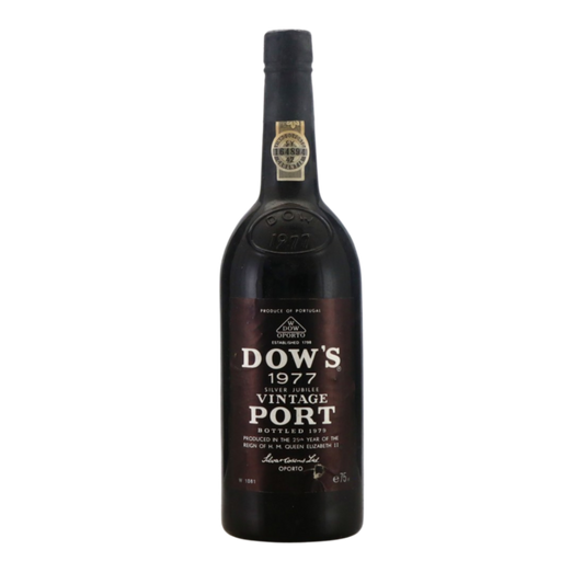 DOW'S | 1977 VINTAGE PORT SILVER JUBILEE LABEL